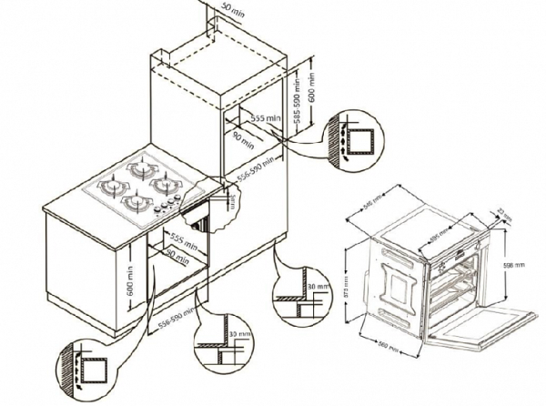 Духовой шкаф ZIGMUND & SHTAIN en 107.611 x купить с доставкой по Москве и Московской области в интернет-магазине АваТехно