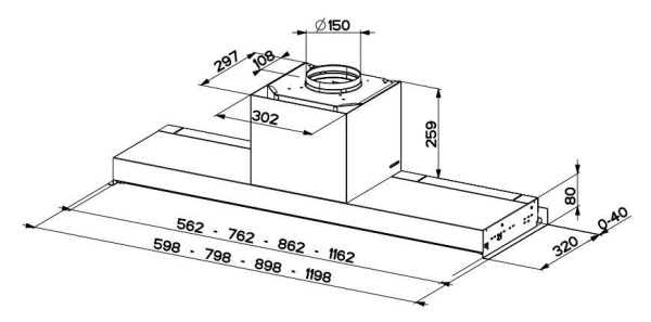 Вытяжка FABER IN-NOVA TOUCH X A60 (305.0575.418) купить с доставкой по Москве и Московской области в интернет-магазине АваТехно