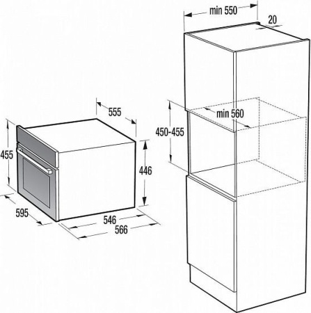Духовой шкаф Gorenje BCMS598S19X купить с доставкой по Москве и Московской области в интернет-магазине АваТехно