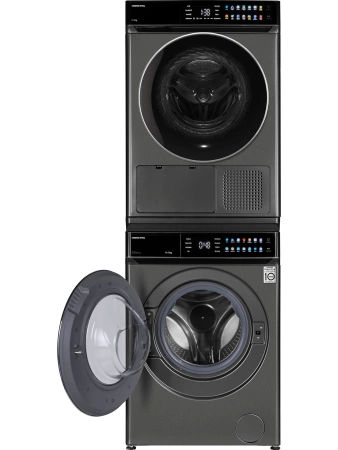 Сушильная машина HIBERG HDQ11 10 Sd + Стиральная машина HIBERG i-DDQ11 1014 Sd с тепловым насосом, инверторным мотором и прямым приводом купить с доставкой по Москве и Московской области в интернет-магазине АваТехно