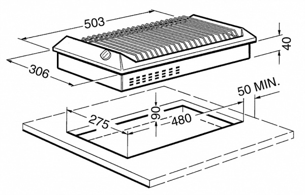 Поверхность SMEG segr531x купить с доставкой по Москве и Московской области в интернет-магазине АваТехно