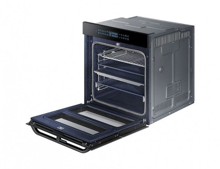 Духовой шкаф Samsung Dual Cook Flex NV75N7646RB черный купить с доставкой по Москве и Московской области в интернет-магазине АваТехно