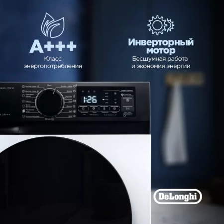 Стиральная машина DeLonghi JULIA L 724 VI купить с доставкой по Москве и Московской области в интернет-магазине АваТехно