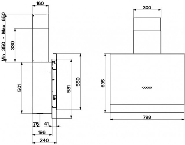 Вытяжка FABER 110.0456.271 FABER TALIKA OC A80 купить с доставкой по Москве и Московской области в интернет-магазине АваТехно