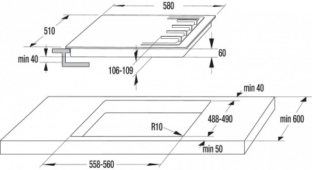 Варочная панель GORENJE GW6NZSY2W купить с доставкой по Москве и Московской области в интернет-магазине АваТехно