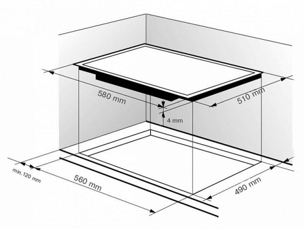 Поверхность ZIGMUND & SHTAIN cis 189.60 wx купить с доставкой по Москве и Московской области в интернет-магазине АваТехно