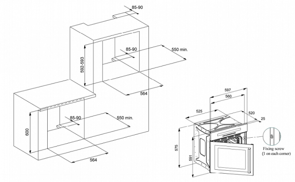 Духовой шкаф ZIGMUND & SHTAIN en 39.921 s купить с доставкой по Москве и Московской области в интернет-магазине АваТехно