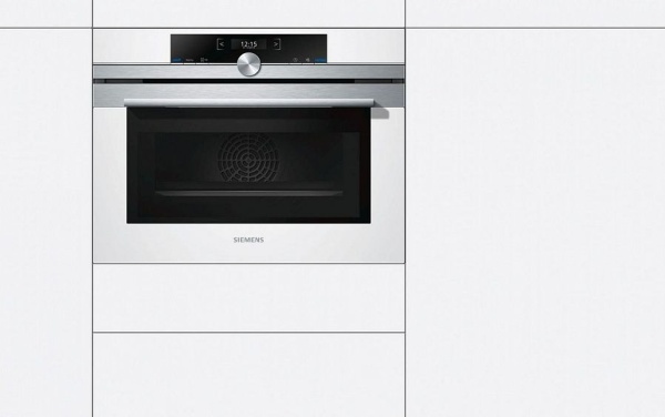 Духовой шкаф SIEMENS CM633GBW1 белый купить с доставкой по Москве и Московской области в интернет-магазине АваТехно