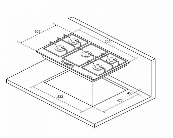 Поверхность KUPPERSBERG fv 9 tgrz bu купить в Москве цена в интернет-магазине АваТехно