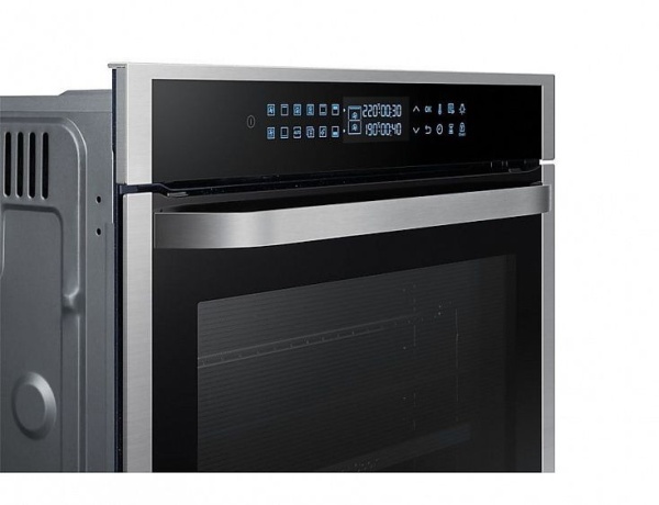 Духовой шкаф Samsung Dual Cook NV75N7546RS нержавеющая сталь купить с доставкой по Москве и Московской области в интернет-магазине АваТехно
