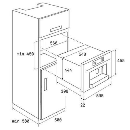 Встраиваемая кофемашина TEKA CLC 855 GM SS INOX (41598030) купить с доставкой по Москве и Московской области в интернет-магазине АваТехно