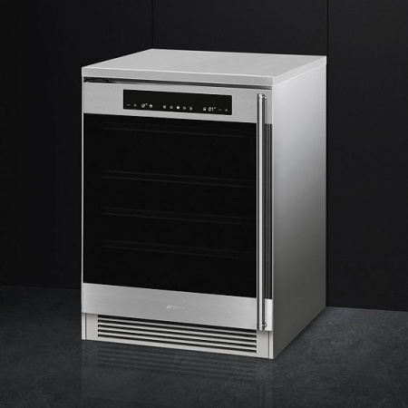 Винный шкаф SMEG CVF338XS купить с доставкой по Москве и Московской области в интернет-магазине АваТехно