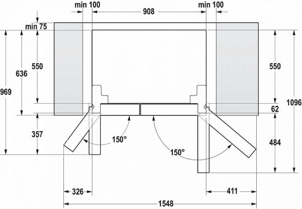 Холодильник Gorenje NRS9181MX купить с доставкой по Москве и Московской области в интернет-магазине АваТехно