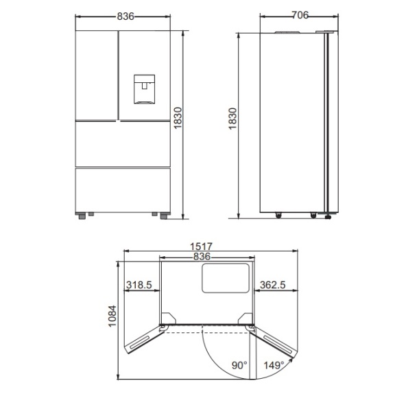 Холодильник Kaiser KS 80420 RS купить с доставкой по Москве и Московской области в интернет-магазине АваТехно