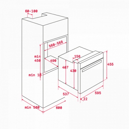 Духовой шкаф TEKA HLC 8400 NIGHT RIVER BLACK (111130003) купить с доставкой по Москве и Московской области в интернет-магазине АваТехно