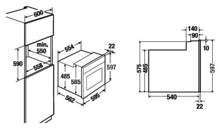 Духовой шкаф KUPPERSBUSCH EEB 6860.1 JX7 Copper купить с доставкой по Москве и Московской области в интернет-магазине АваТехно