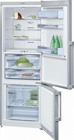 Холодильник Bosch KGN56PI30U нержавеющая сталь купить с доставкой по Москве и Московской области в интернет-магазине АваТехно