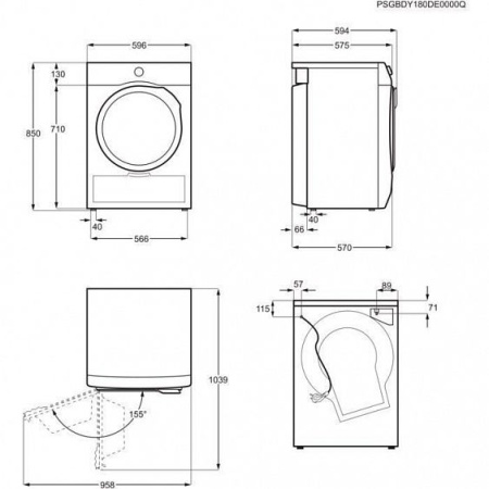 Сушильная машина Electrolux EW6C527PP купить с доставкой по Москве и Московской области в интернет-магазине АваТехно