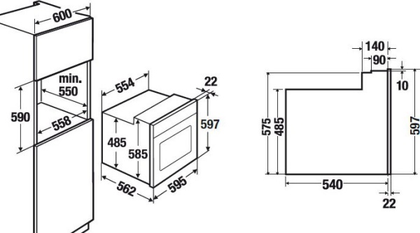 Духовой шкаф KUPPERSBUSCH eeb 6260.0 wx5 купить с доставкой по Москве и Московской области в интернет-магазине АваТехно