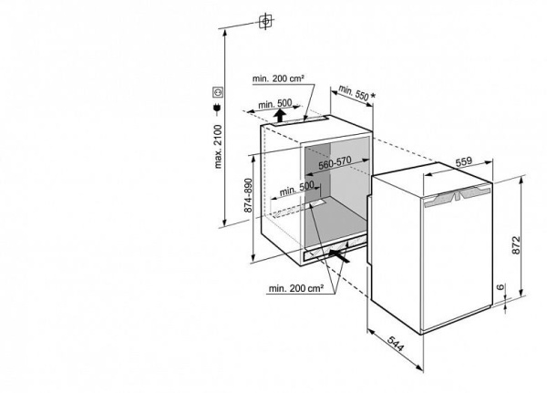 Морозильник LIEBHERR IGN 1624 купить с доставкой по Москве и Московской области в интернет-магазине АваТехно