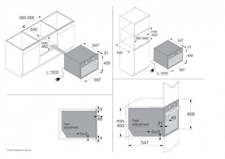 Встраиваемая микроволновая печь ASKO OM8487B Full Black Steel купить с доставкой по Москве и Московской области в интернет-магазине АваТехно