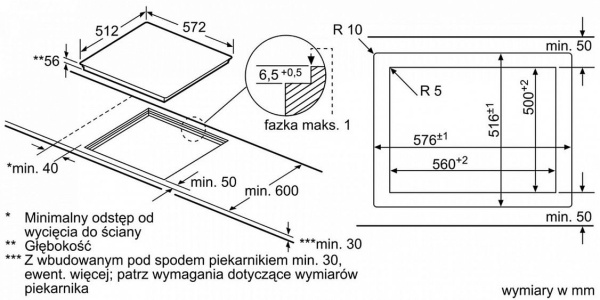 Варочная поверхность Siemens EX 601LXC1 черный купить с доставкой по Москве и Московской области в интернет-магазине АваТехно