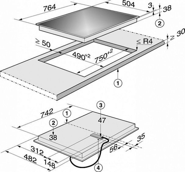 Поверхность MIELE km 6212 купить с доставкой по Москве и Московской области в интернет-магазине АваТехно