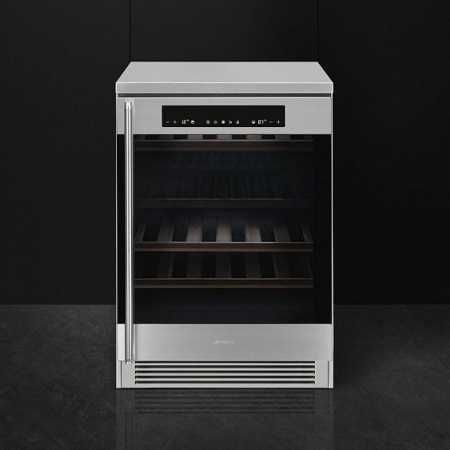 Винный шкаф SMEG CVF338X купить с доставкой по Москве и Московской области в интернет-магазине АваТехно