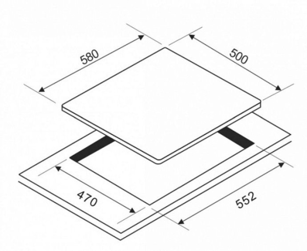 Поверхность ZIGMUND & SHTAIN gn 63.61 s купить с доставкой по Москве и Московской области в интернет-магазине АваТехно