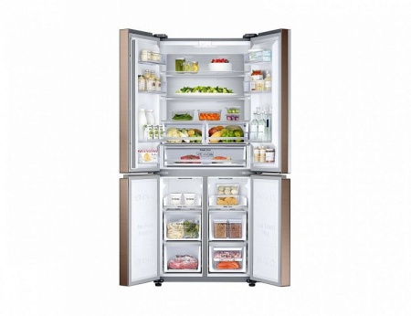 Холодильник Samsung RF50K5960DP бронзовый купить с доставкой по Москве и Московской области в интернет-магазине АваТехно