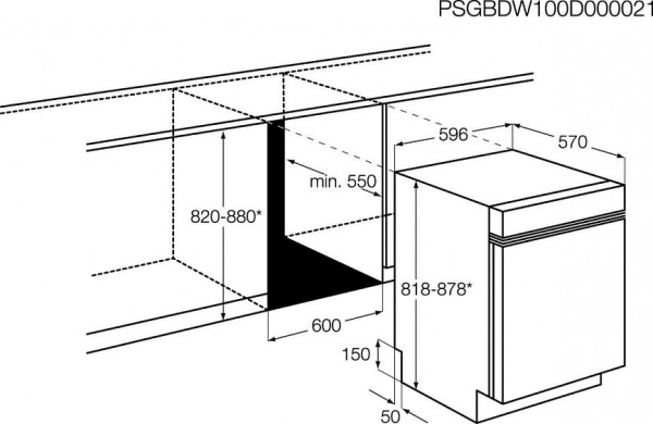 Посудомоечная машина встраиваемая полноразмерная AEG f 65000 vi купить с доставкой по Москве и Московской области в интернет-магазине АваТехно