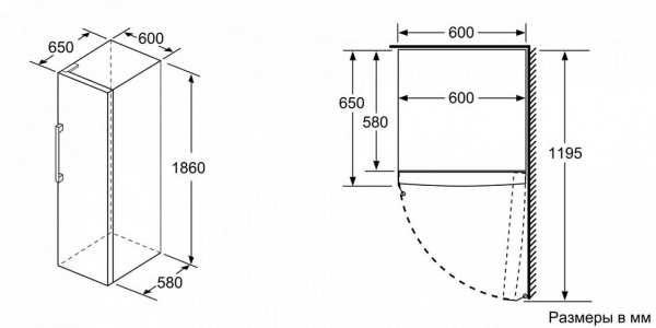 Морозильная камера Bosch GSN 36VW21R купить с доставкой по Москве и Московской области в интернет-магазине АваТехно