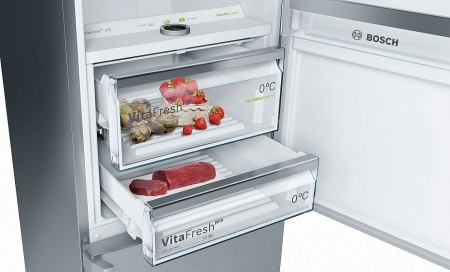 Холодильник Bosch KGF39PI45 серебристый купить с доставкой по Москве и Московской области в интернет-магазине АваТехно