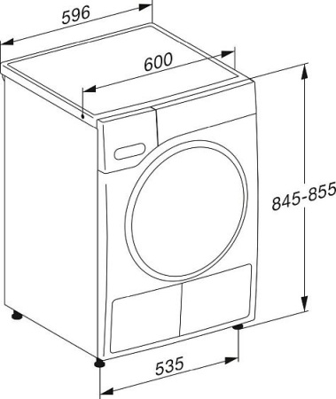 Сушильная машина Miele TWF760WP купить с доставкой по Москве и Московской области в интернет-магазине АваТехно