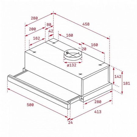 Вытяжка TEKA TL1-52 STAINLESS STEEL (40474400) купить с доставкой по Москве и Московской области в интернет-магазине АваТехно