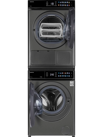 Сушильная машина HIBERG HDQ11 10 Sd + Стиральная машина HIBERG i-DDQ11 1014 Sd с тепловым насосом, инверторным мотором и прямым приводом купить с доставкой по Москве и Московской области в интернет-магазине АваТехно