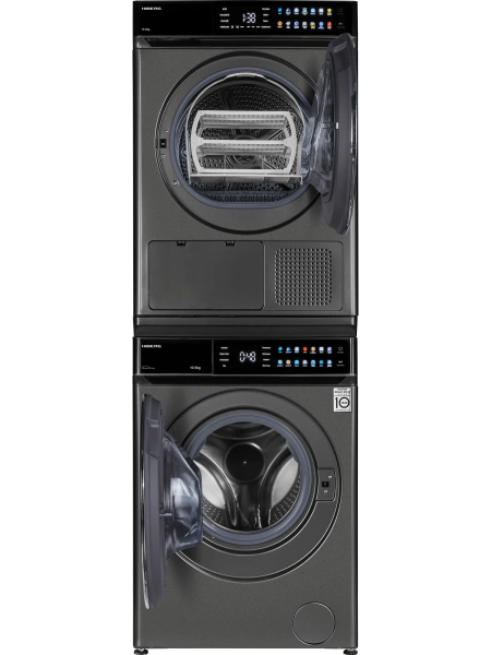 Сушильная машина HIBERG HDQ11 10 Sd + Стиральная машина HIBERG i-DDQ11 1014 Sd с тепловым насосом, инверторным мотором и прямым приводом купить с доставкой по Москве и Московской области в интернет-магазине АваТехно