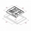 Газовая панель TEKA GZC 64321 XBN WHITE (112570049) купить с доставкой по Москве и Московской области в интернет-магазине АваТехно