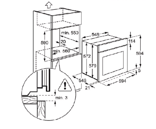 Духовой шкаф ELECTROLUX eoa 5651 box купить с доставкой по Москве и Московской области в интернет-магазине АваТехно