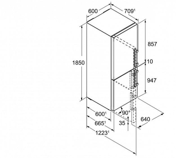 Холодильник LIEBHERR SWTNes 4285 купить с доставкой по Москве и Московской области в интернет-магазине АваТехно