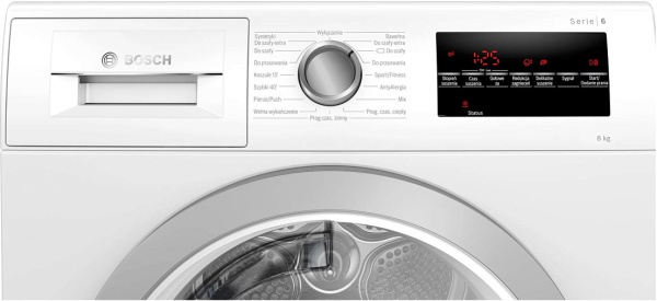 Сушильная машина BOSCH WTG86401PL купить с доставкой по Москве и Московской области в интернет-магазине АваТехно