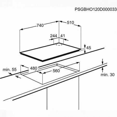 Варочная панель ELECTROLUX GPE 373 YK купить с доставкой по Москве и Московской области в интернет-магазине АваТехно
