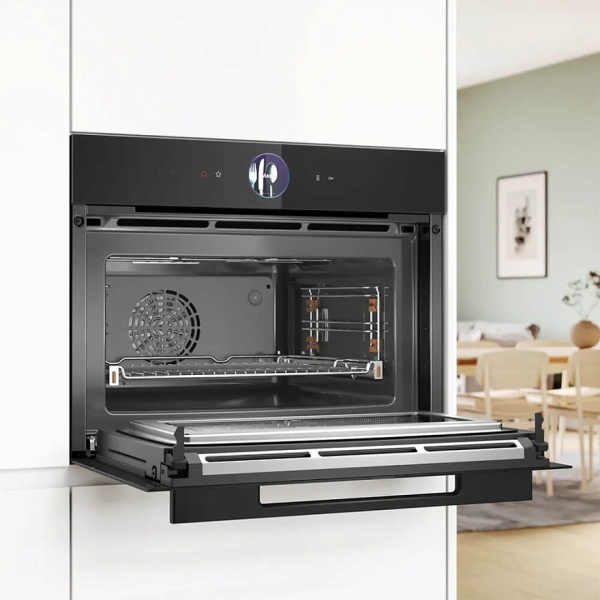 Духовой шкаф с свч Bosch CMG936AB1S купить с доставкой по Москве и Московской области в интернет-магазине АваТехно