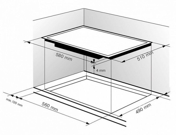 Поверхность ZIGMUND & SHTAIN cns 333.60 bk купить с доставкой по Москве и Московской области в интернет-магазине АваТехно