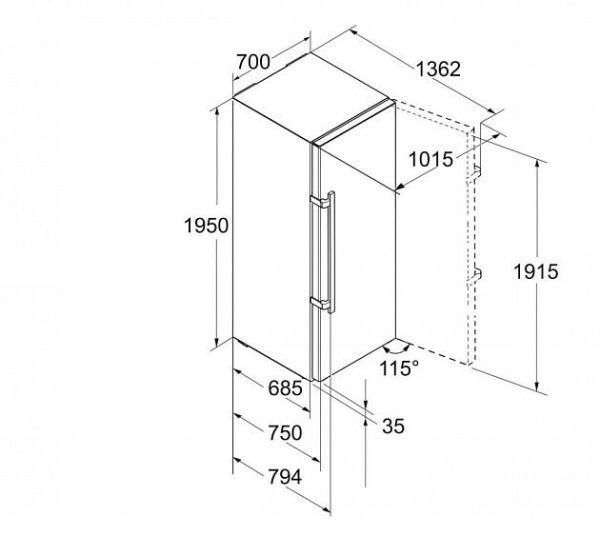 Морозильник Liebherr GN 5215 купить с доставкой по Москве и Московской области в интернет-магазине АваТехно
