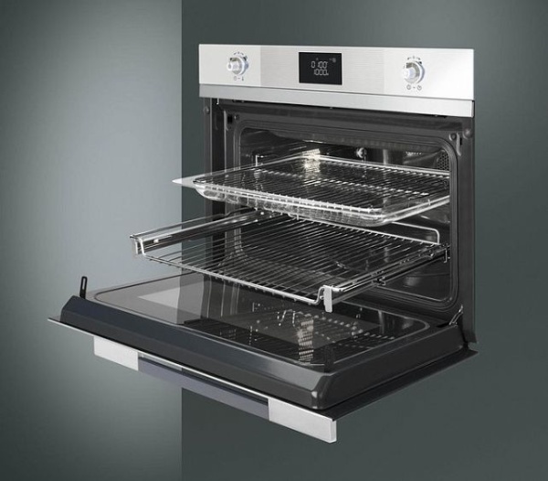 Электрический духовой шкаф SMEG sf4120mcb купить с доставкой по Москве и Московской области в интернет-магазине АваТехно