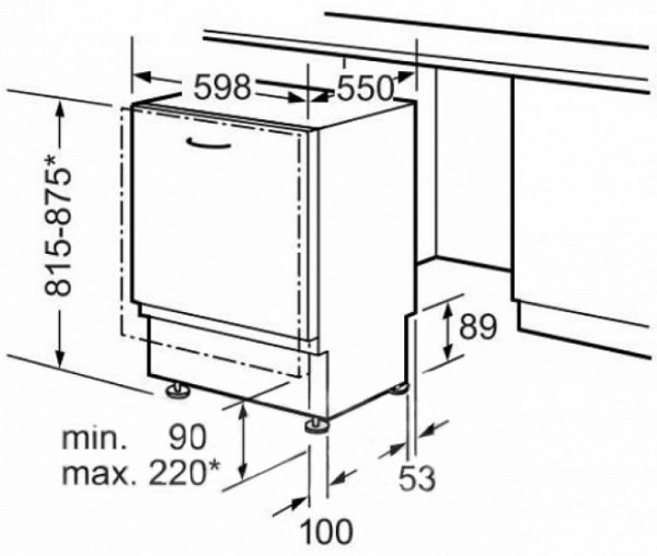 Посудомоечная машина встраиваемая полноразмерная BOSCH smv 53l50 купить с доставкой по Москве и Московской области в интернет-магазине АваТехно