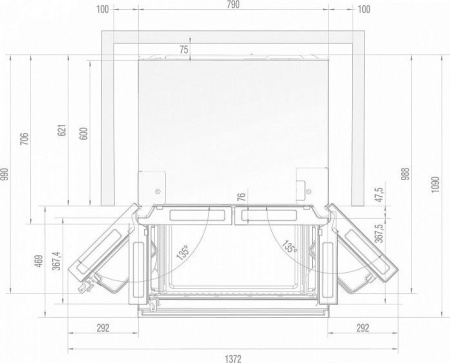 Холодильник GORENJE NRM8181UX купить с доставкой по Москве и Московской области в интернет-магазине АваТехно