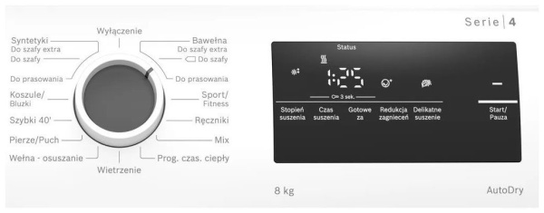 Сушильная машина Bosch WTH85V1GPL Сушильная машина Bosch WTH85V1GPL купить с доставкой по Москве и Московской области в интернет-магазине АваТехно