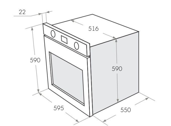 Духовой шкаф Maunfeld AEOC.575B купить с доставкой по Москве и Московской области в интернет-магазине АваТехно